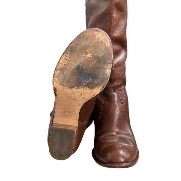 Coach 1941 Fayth Women’s 5.5 Brown Leather Boots - Picture 10 of 14